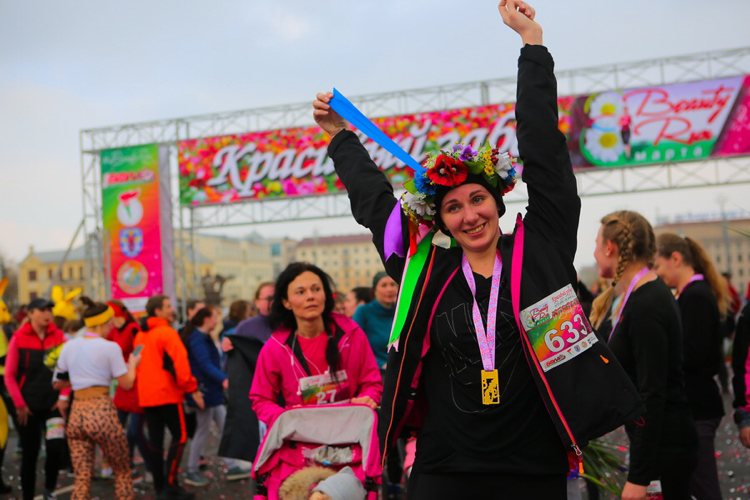 Everyone is running! - Minsk, March 8 - International Women's Day, Sport, The race, From the network, Video, Longpost