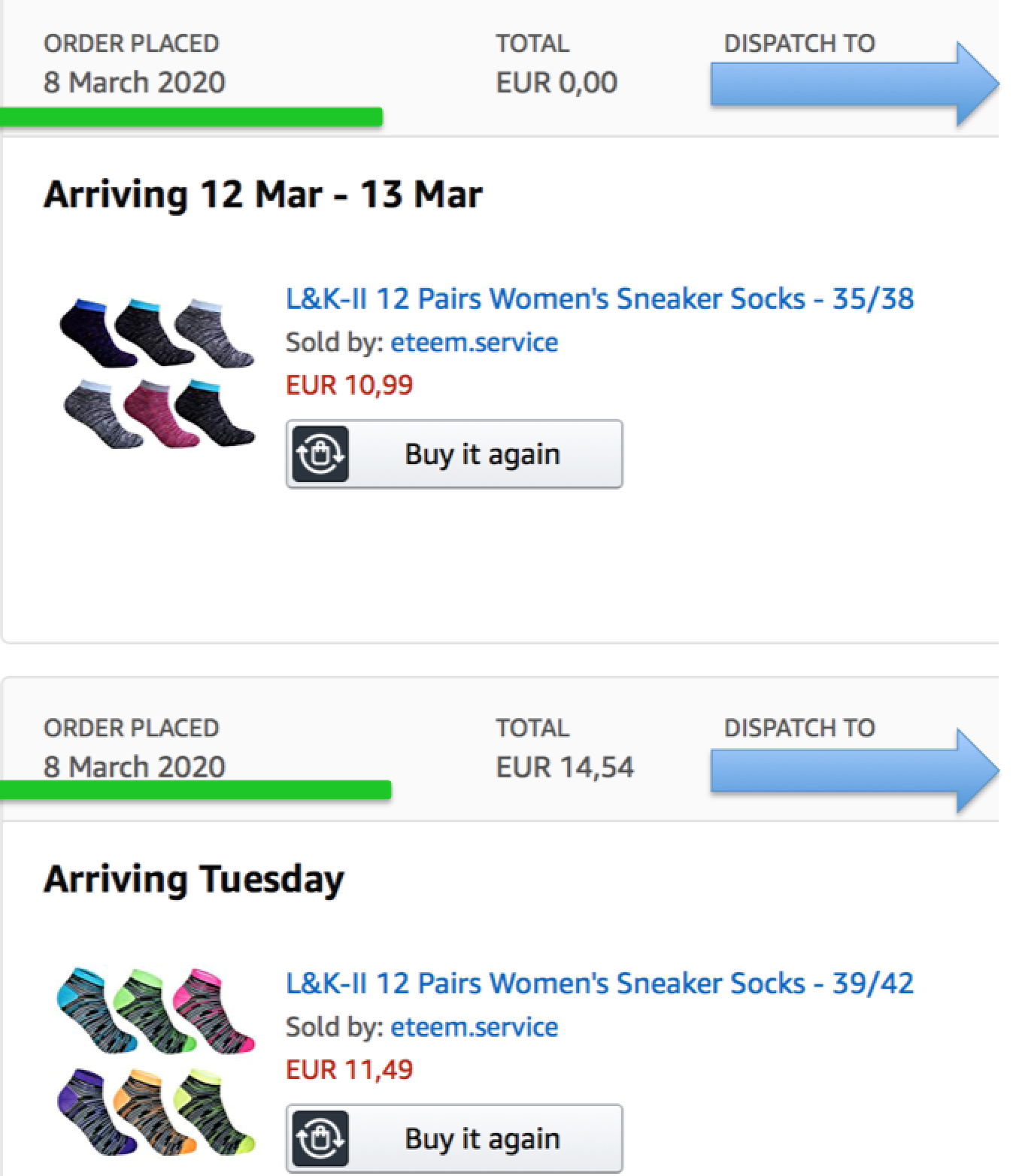 From March 8 - March 8 - International Women's Day, Presents, Socks, Screenshot