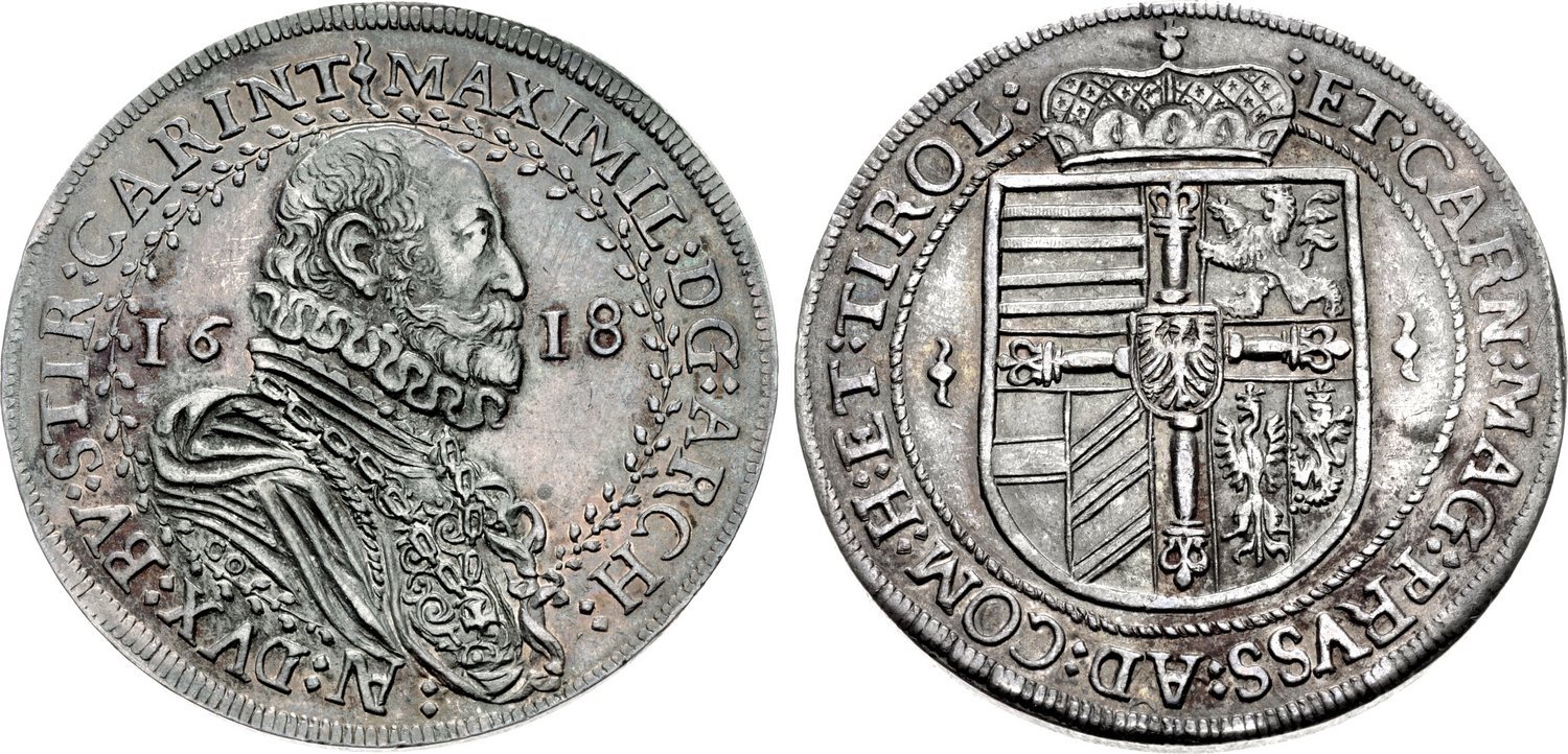 Thaler Maximilian III. Teuton - Coin, Rare coins, Longpost