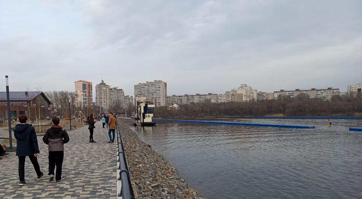 Ранняя весна в Воронеже. Новое место притяжения - Моё, Воронеж, Общественное место, Дамба, Длиннопост