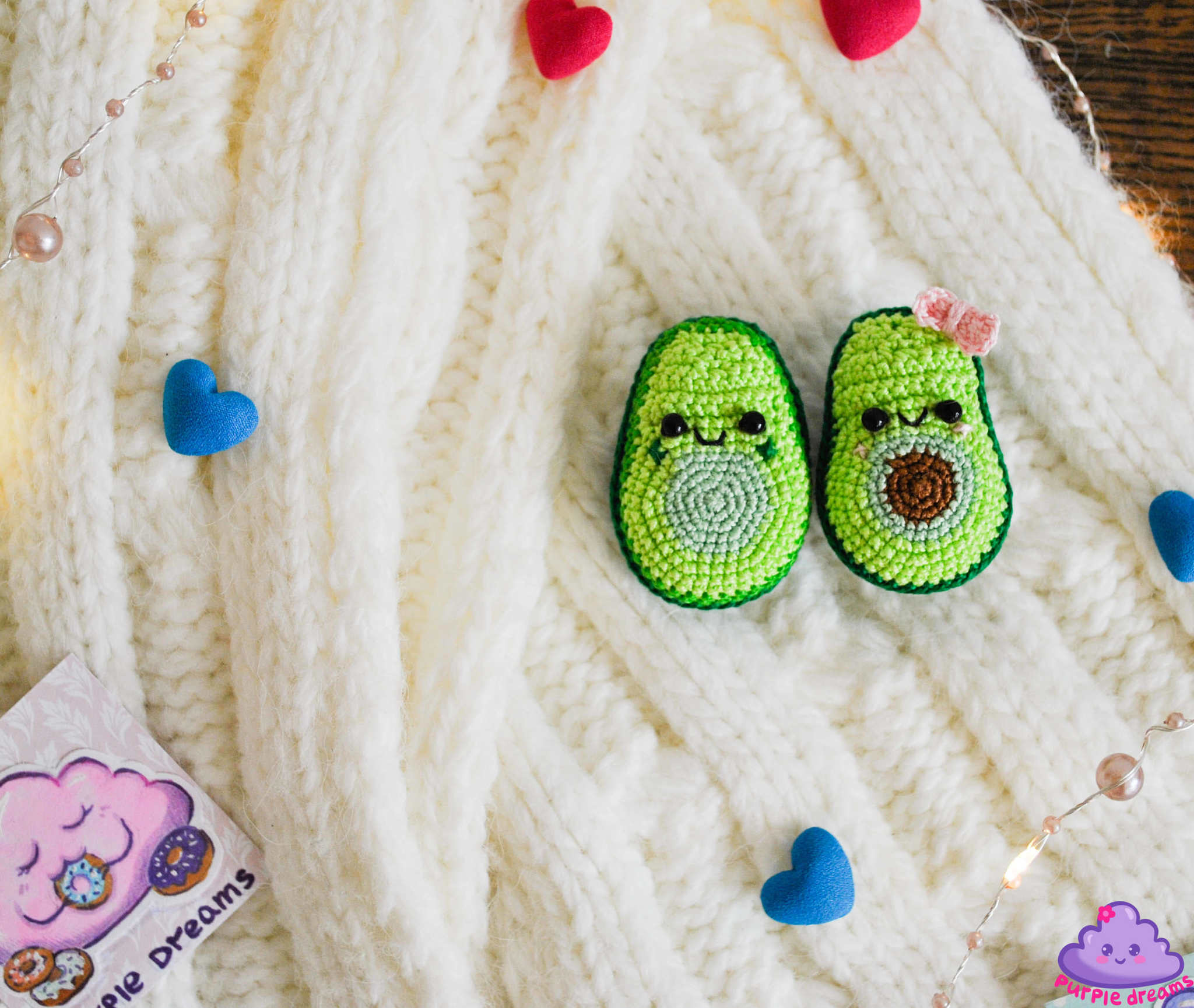 Avocado Brooches - My, Brooch, Needlework without process, Avocado, Amigurumi, Knitting, Handmade