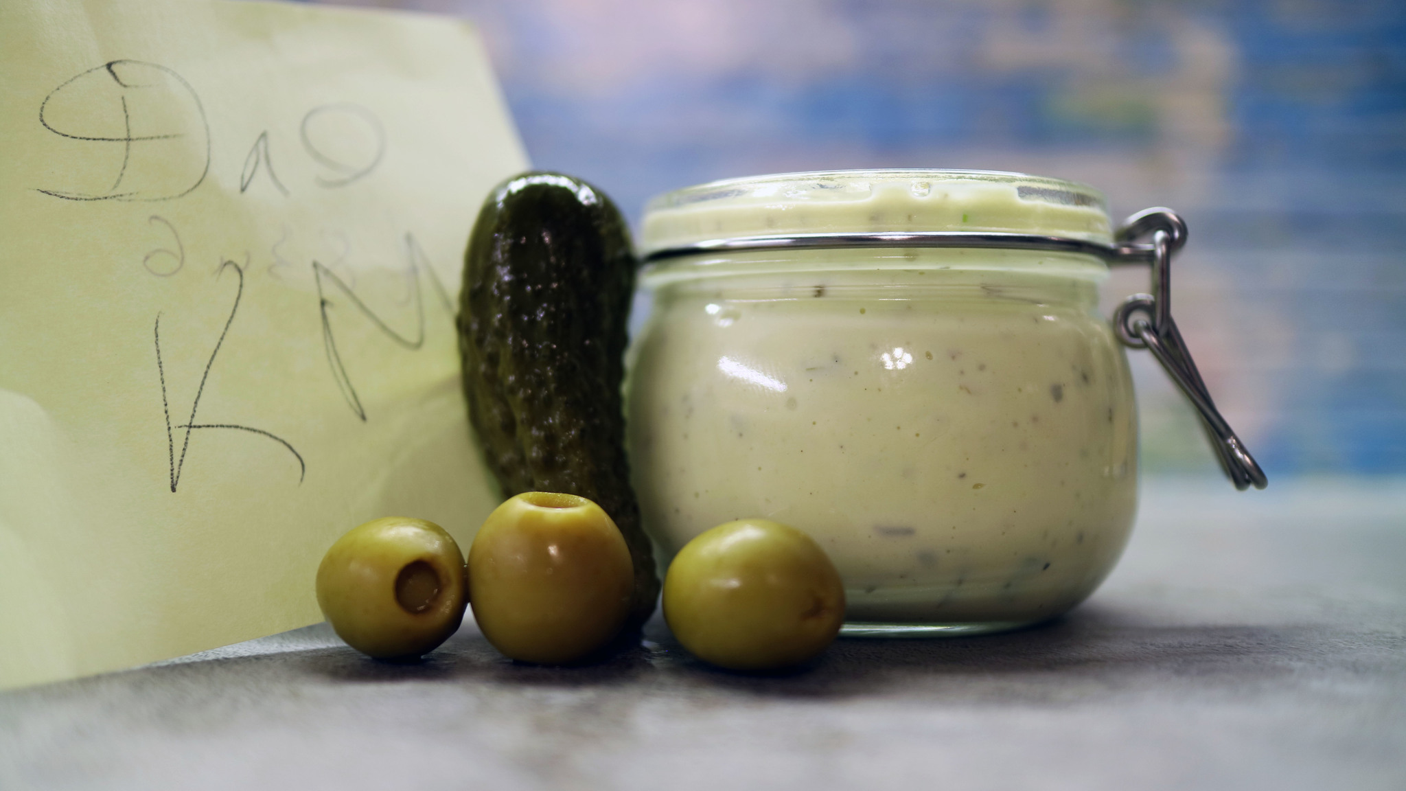 Tartar sauce. Classic taste - My, Sauce, Tartarus, Tartar sauce, Cooking, Recipe, Video recipe, Video, Longpost