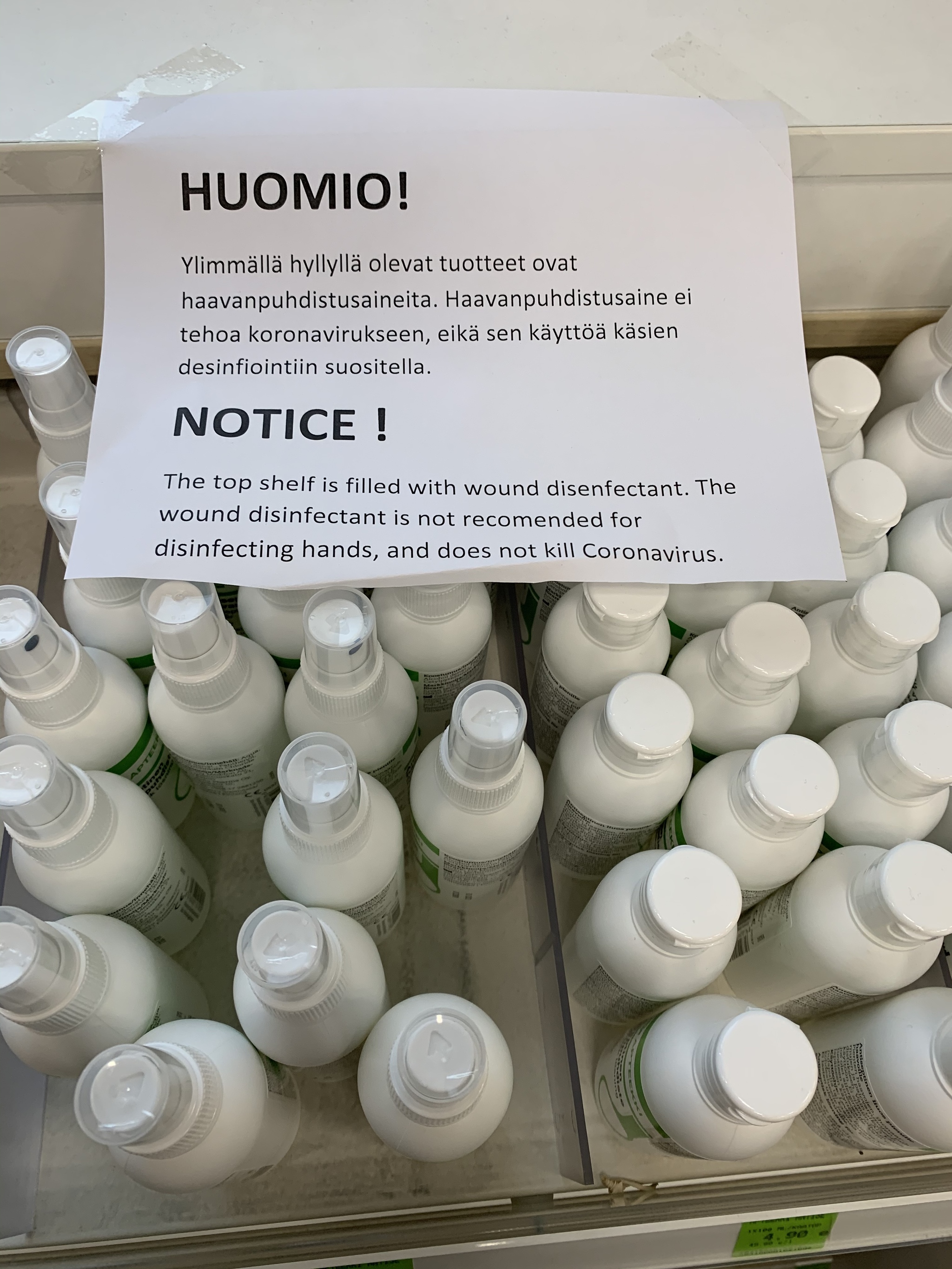 The zombie apocalypse. The beginning... or meanwhile in Europe - My, Coronavirus, Finland, Pandemic, Supermarket, Products, Longpost