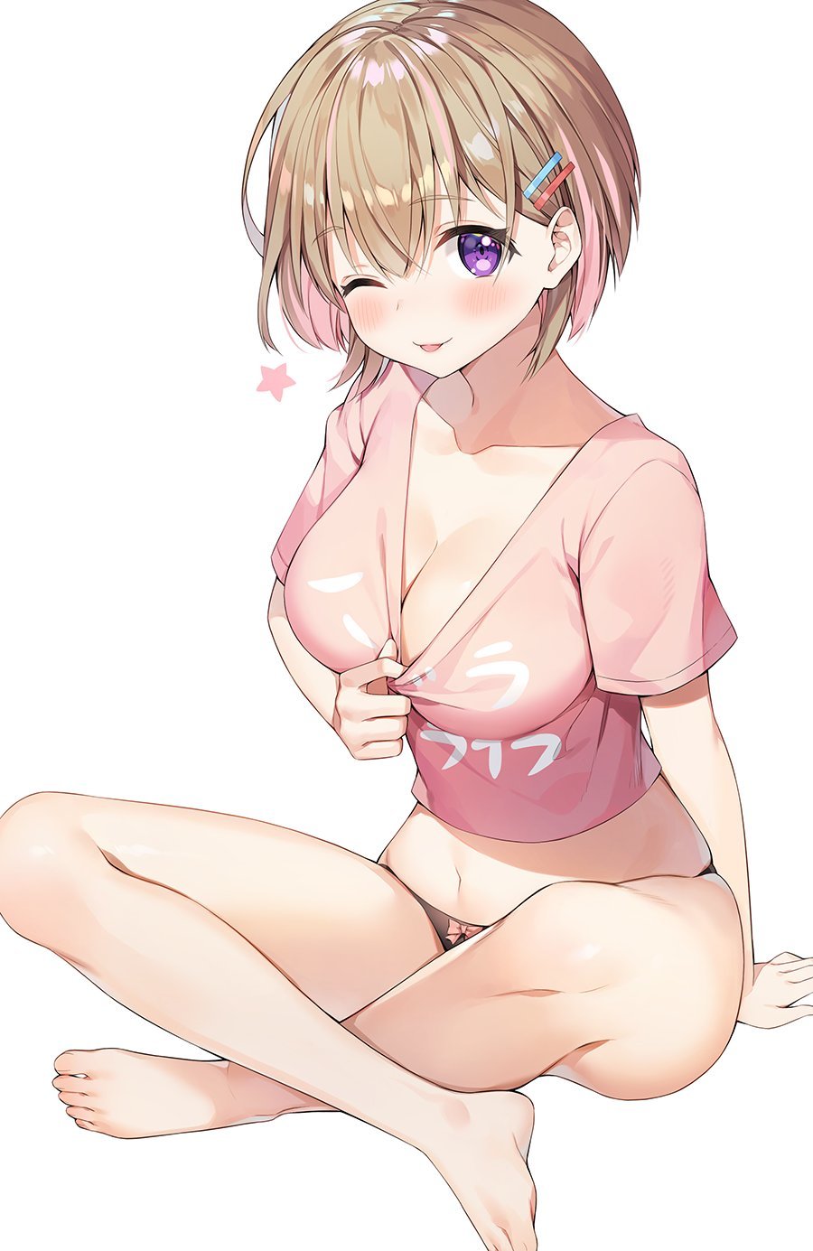 Anime art - NSFW, Anime art, Ayamy, Anime, Original character, Breast, Pantsu