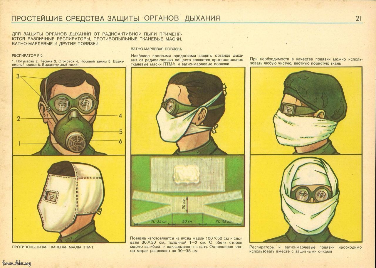 Current - From the network, civil defense, Mask