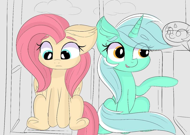 One day on the bus - My little pony, Fluttershy, Lyra heartstrings, Longpost, Coronavirus