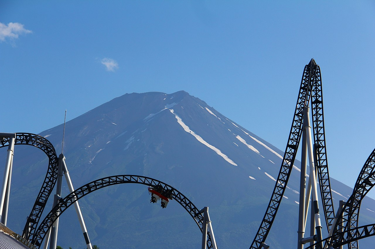 The coolest slide is in Japan - Japan, Slide, Attraction, Roller coaster, Video, Longpost