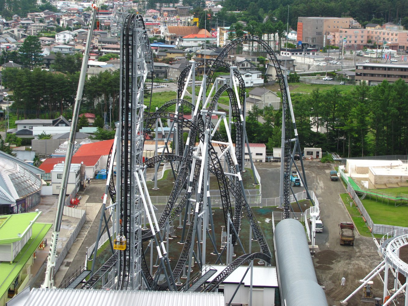 The coolest slide is in Japan - Japan, Slide, Attraction, Roller coaster, Video, Longpost