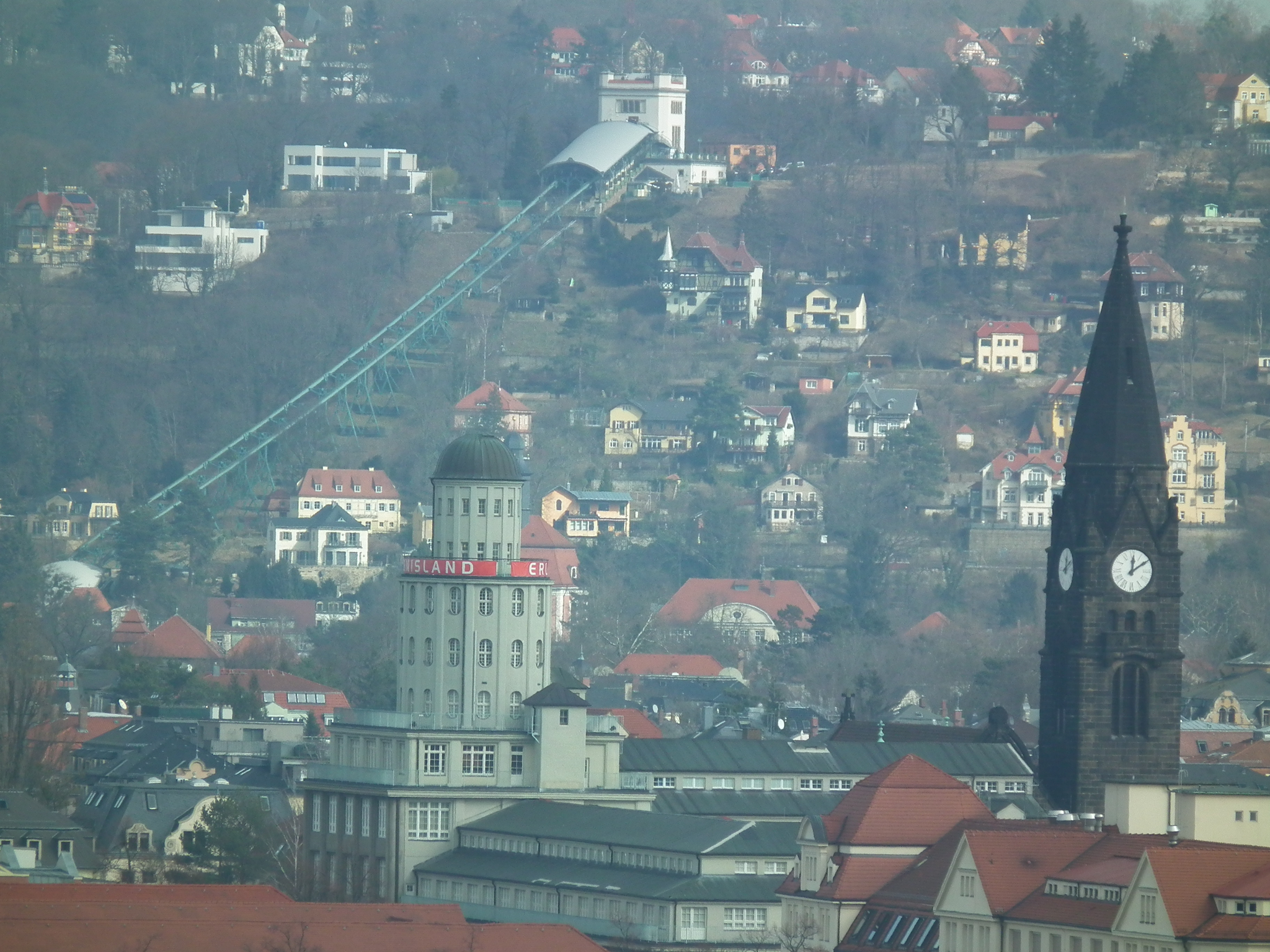 Dresden Cableway - Dresden, Germany, Suspended monorail, Funicular, Video, Longpost