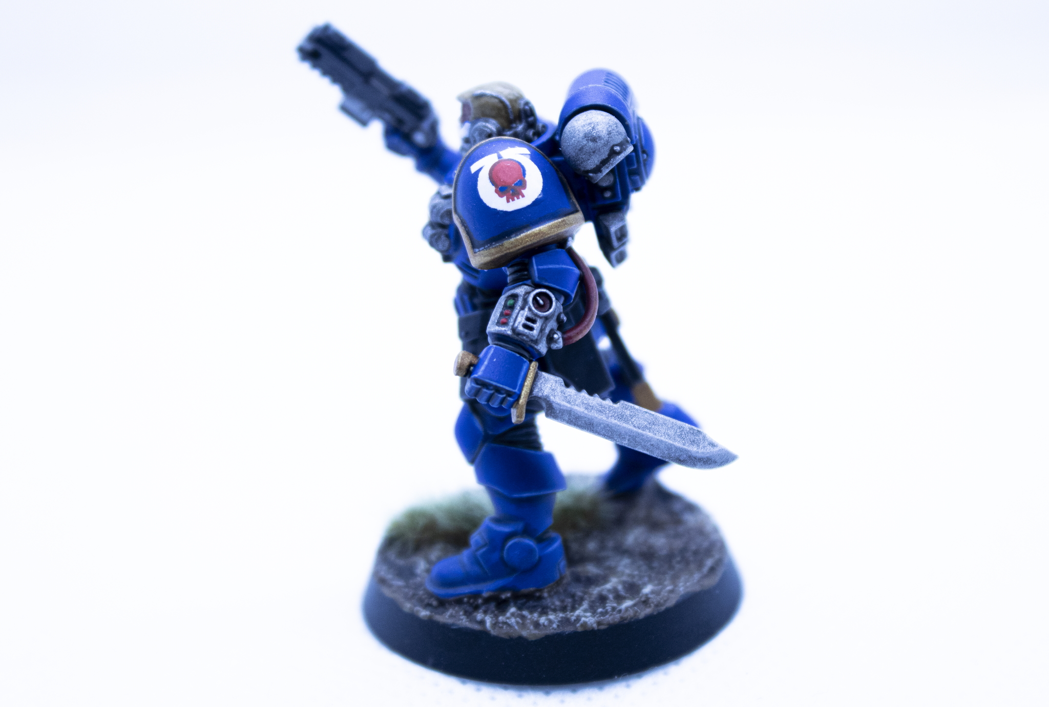 Reivers Primaris Ultramarines - My, Warhammer 40k, Ultramarines, Painting miniatures, Miniature, Board games, Acrylic, Space Marine, Hobby, Longpost