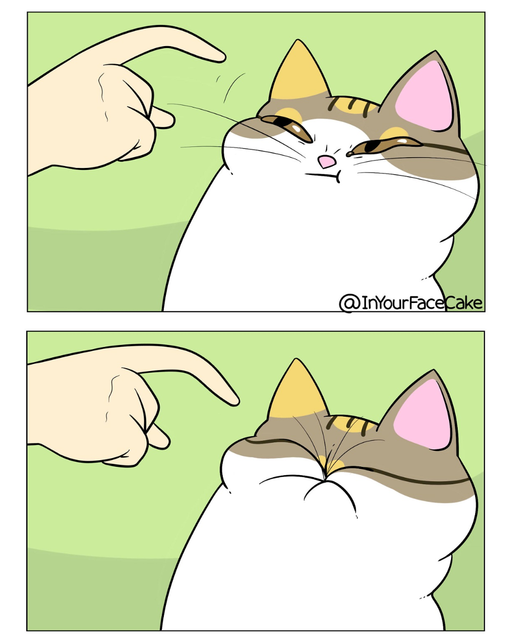 I'll just clean it up... - Comics, cat, Humor, Inyourfacecake, Longpost