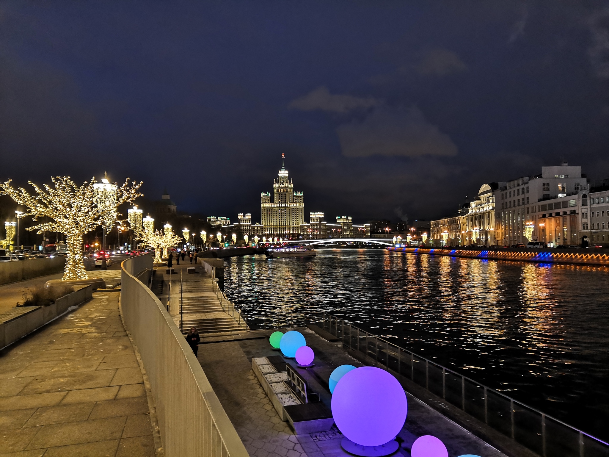 New Year's Moscow - My, New Year, Moscow, Night, Longpost