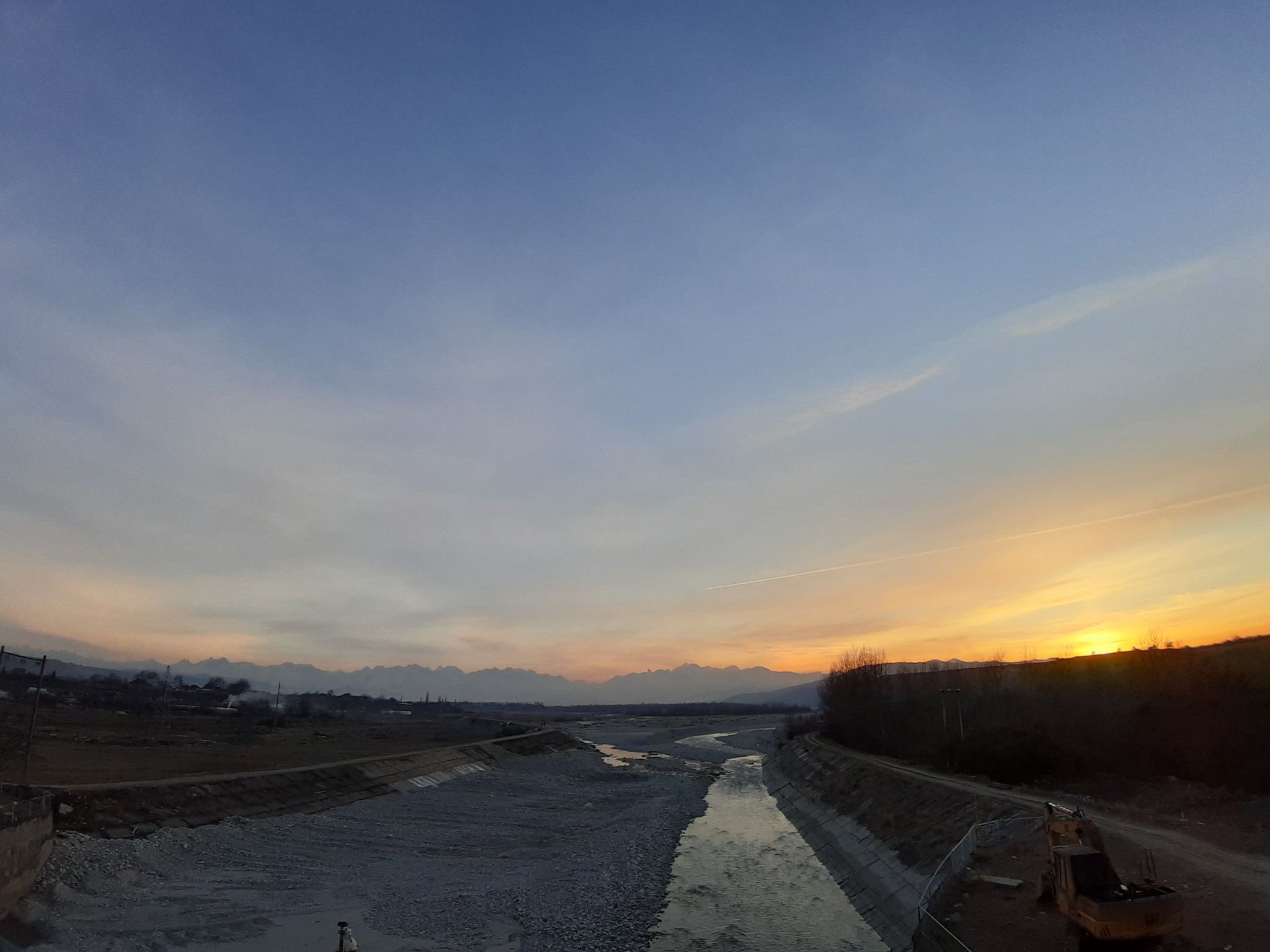 Sunset - My, The photo, Sunset, River, Russian rivers, PHOTOSESSION, Kabardino-Balkaria, North Caucasus, Longpost