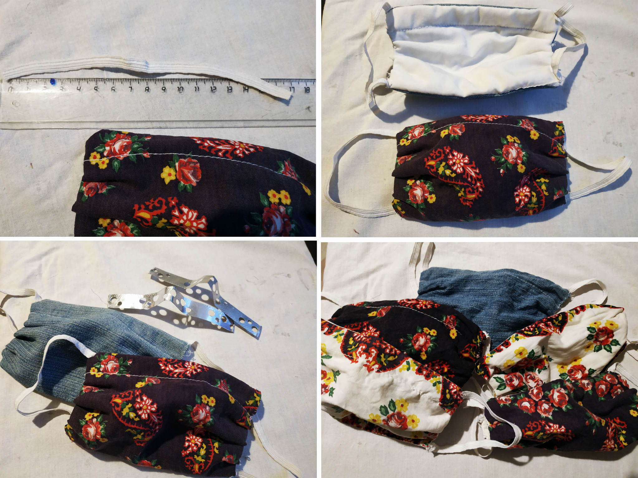 How to make a primitive, but reusable and cute medical mask - My, Coronavirus, Mask, With your own hands, Longpost