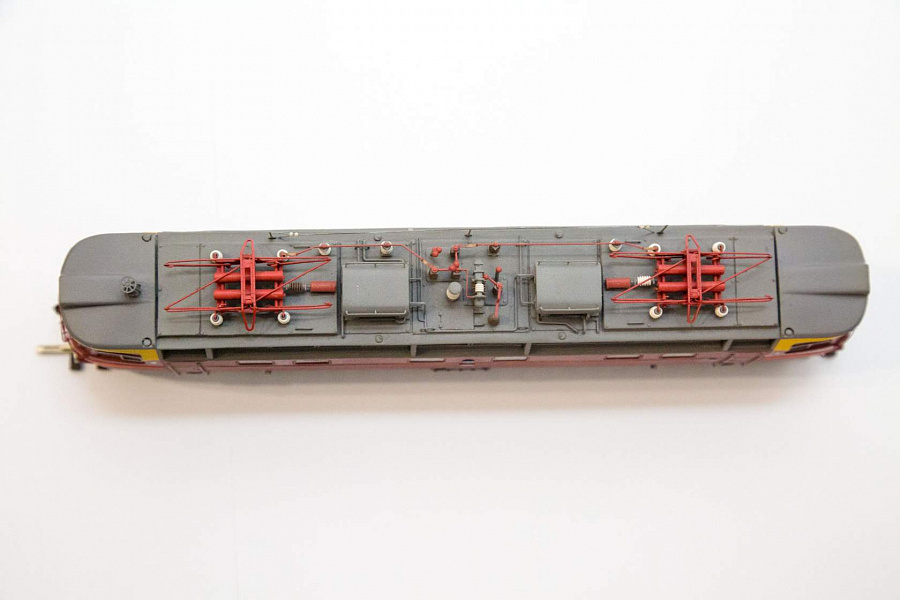 Working model of the electric locomotive chs4 in 1/87 scale - My, Railway modeling, Electric locomotive, Longpost