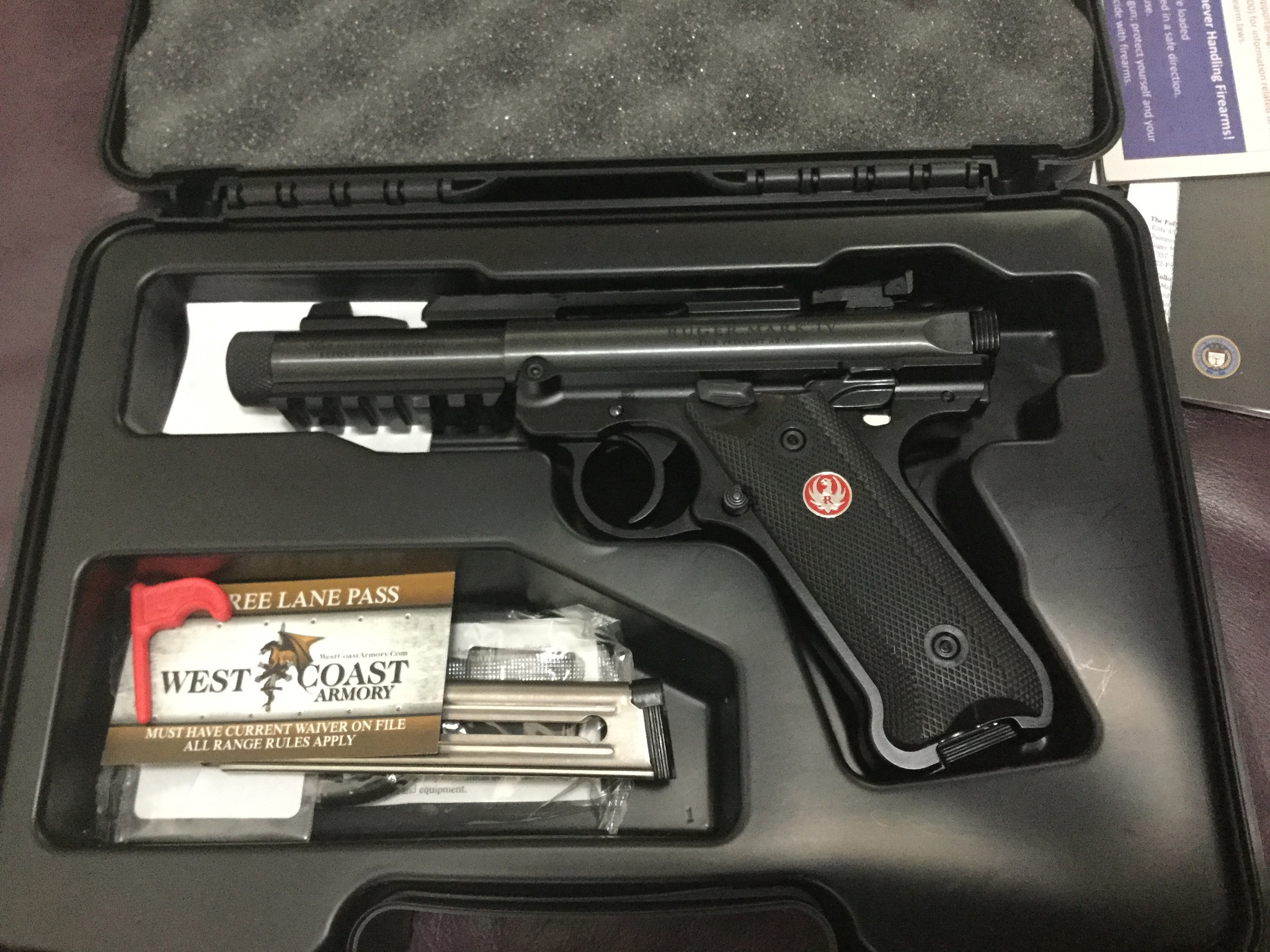 Unboxing the Ruger Mark IV - My, Pistols, Weapon, USA, Ruger, Longpost