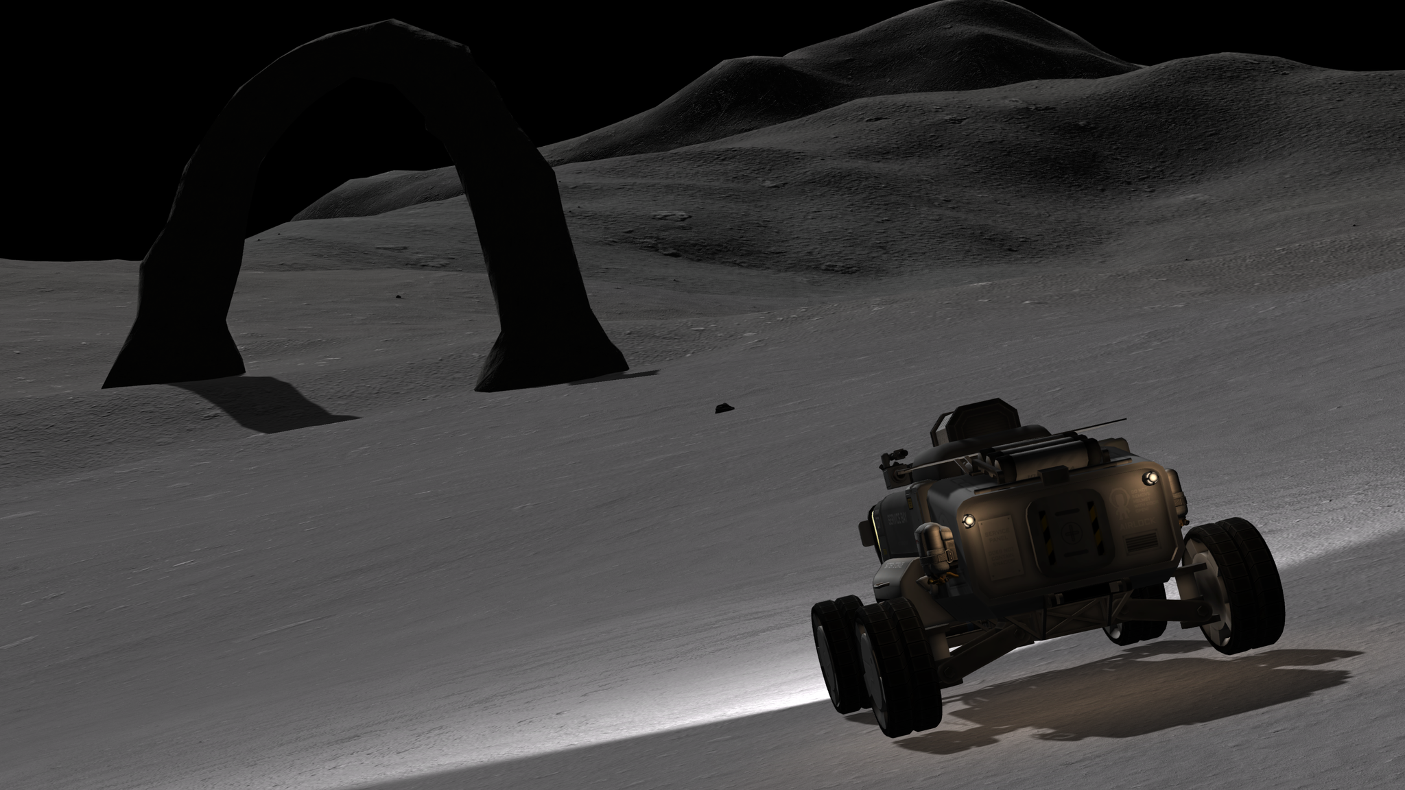 Kerbal Space Program, JNSQ career: first rover walk on Moon - My, Kerbal space program, Games, Space, Longpost