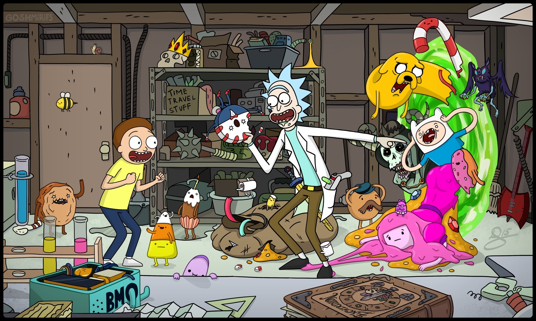 Conjugation of the Spheres - My, Art, Rick and Morty, Adventure Time