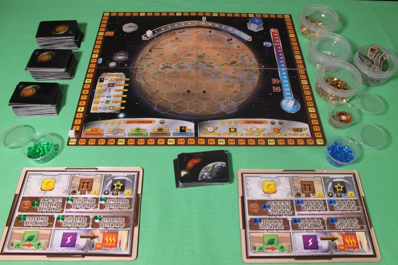 Conquest of Mars - My, Colonization of Mars, Board games, Overview, Project, Cards, Megacorporations, Video, Longpost