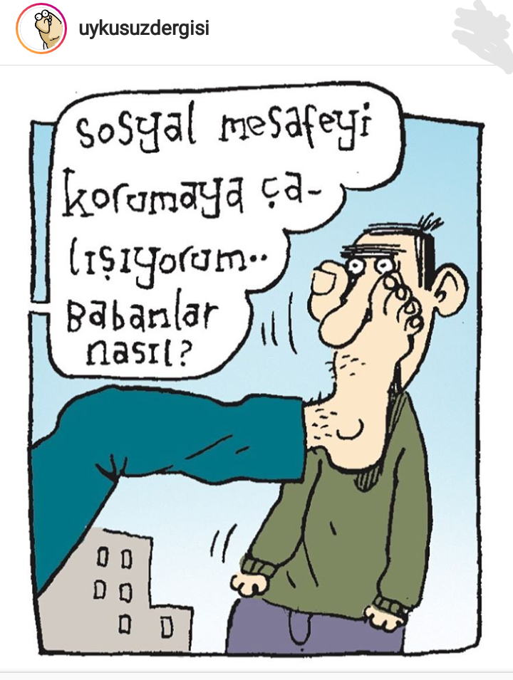 Social distance - Comics, Turkey, Distance