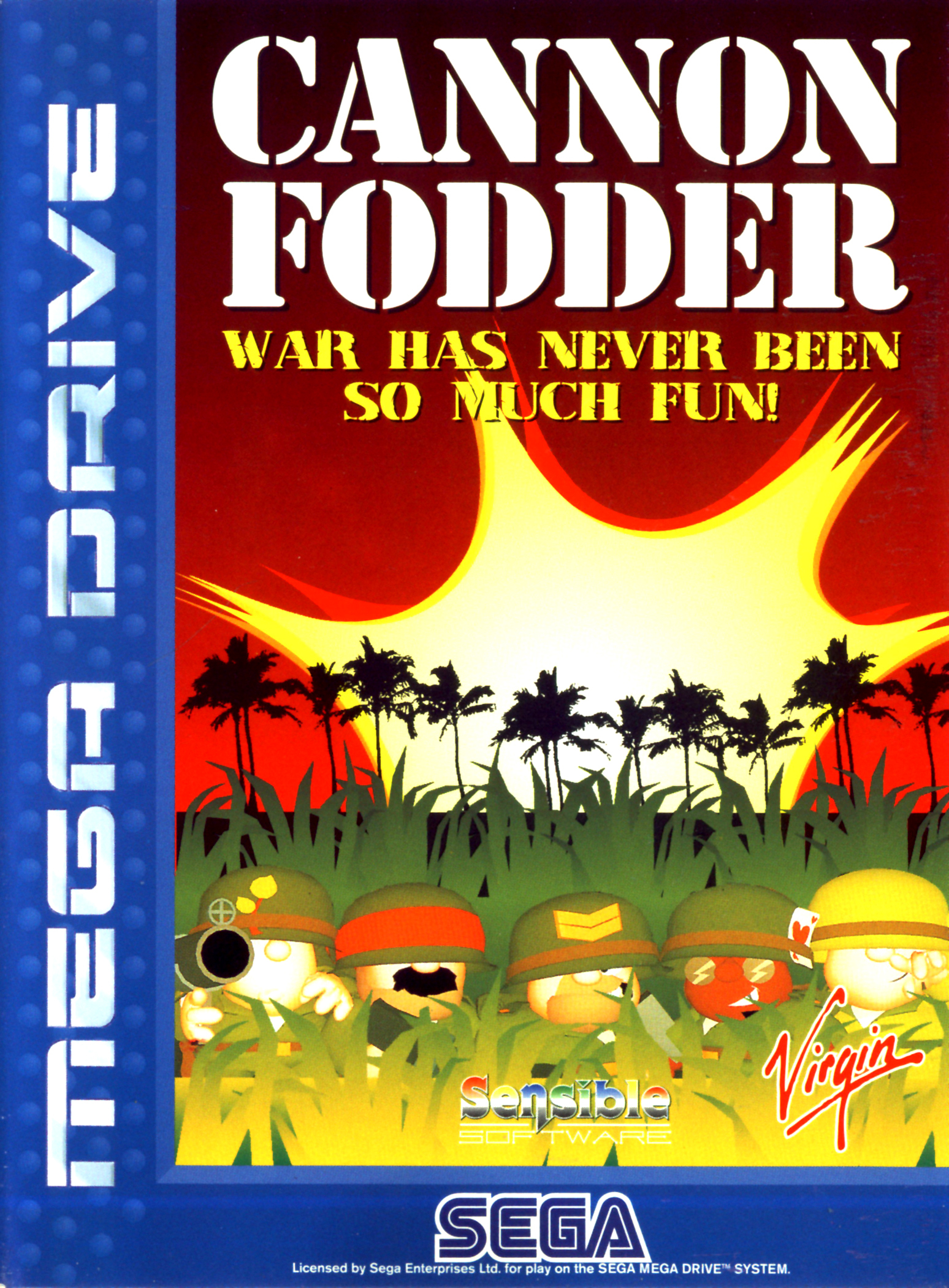 А помнишь мы играли Cannon Fodder 1994 г. (SEGA, SNES) - Моё, Cannon Fodder, Sega, SNES, Sega Mega Drive, Nintendo, Ретро-Игры, Видео, Длиннопост