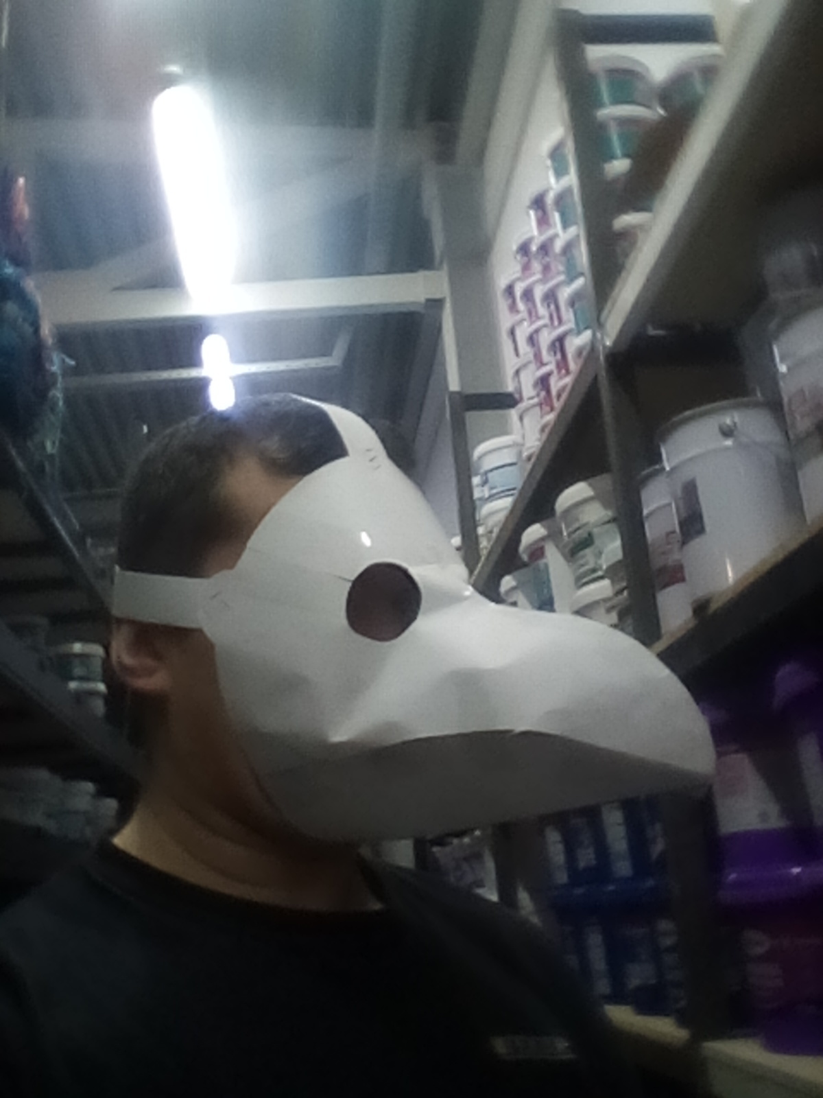 Fashion is back! - My, Mask, With your own hands, Coronavirus, Fashion, Paper products, Plague Doctor