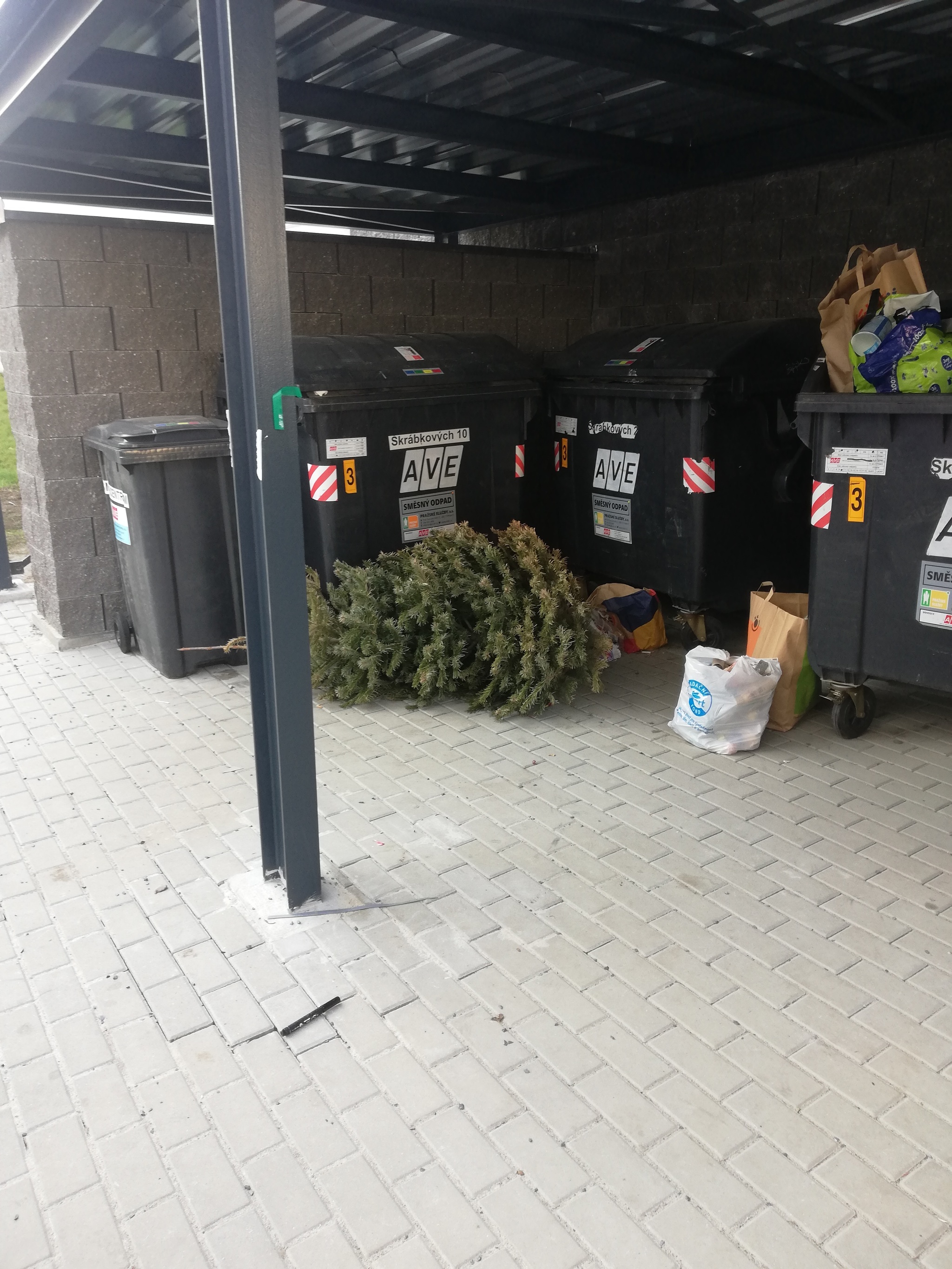 Weaklings - My, Christmas tree, Thrown away, The time has come