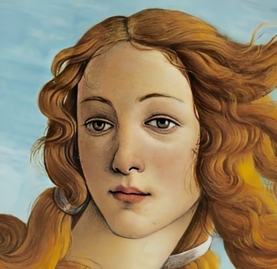 The face of Botticell's Venus - Venus, Girls