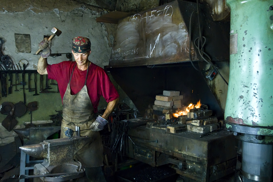 Blacksmith - My, Blacksmith, The photo, PHOTOSESSION, A person does not sit idle, Longpost