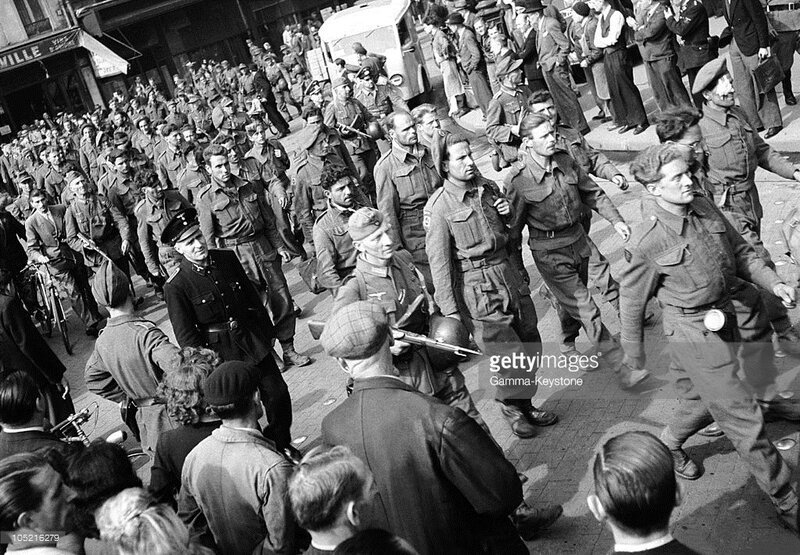 Parades of prisoners - My, The Great Patriotic War, France, Allies, Video, Longpost, Propaganda