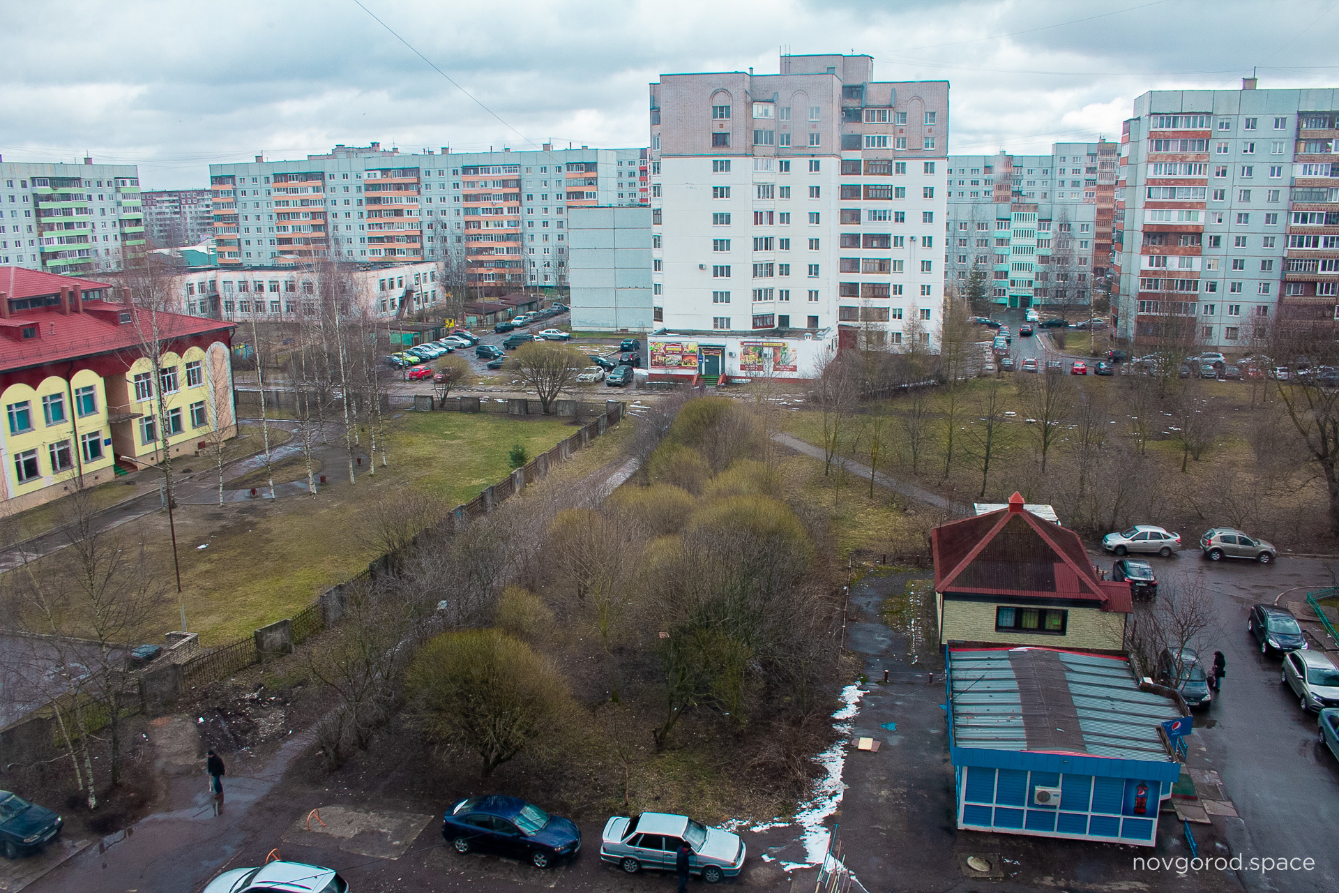 4 hours difference - My, Snow, Velikiy Novgorod