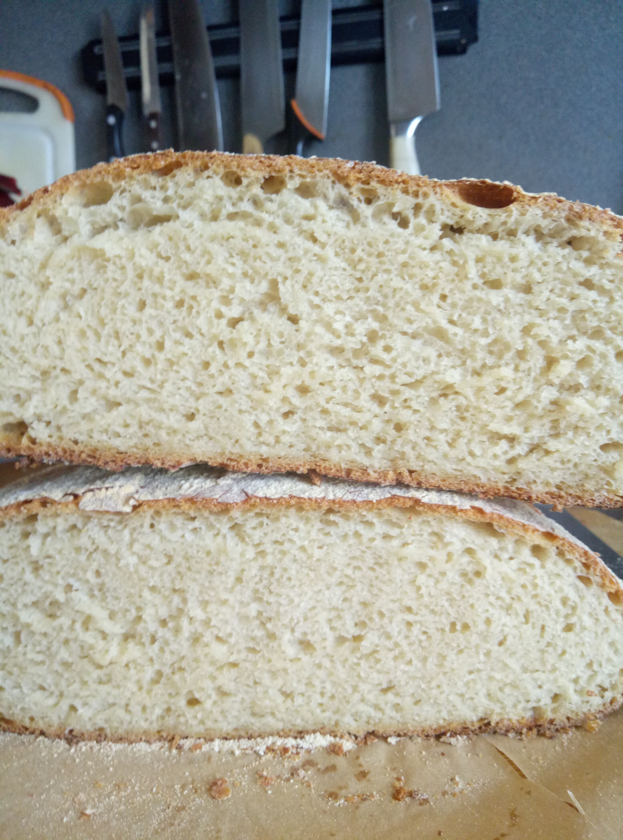 Farm bread - My, Bread, Cooking, Longpost