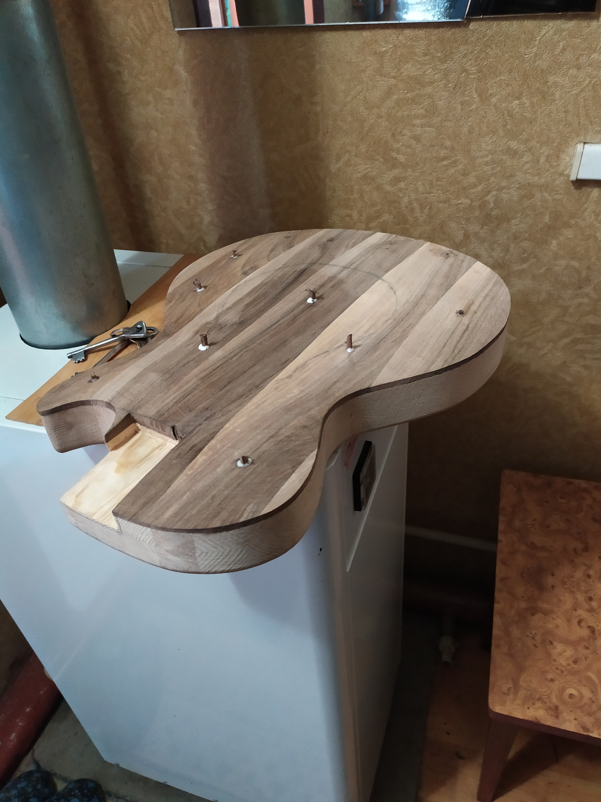 DIY electric guitar - My, Electric guitar, With your own hands, Longpost, Needlework with process