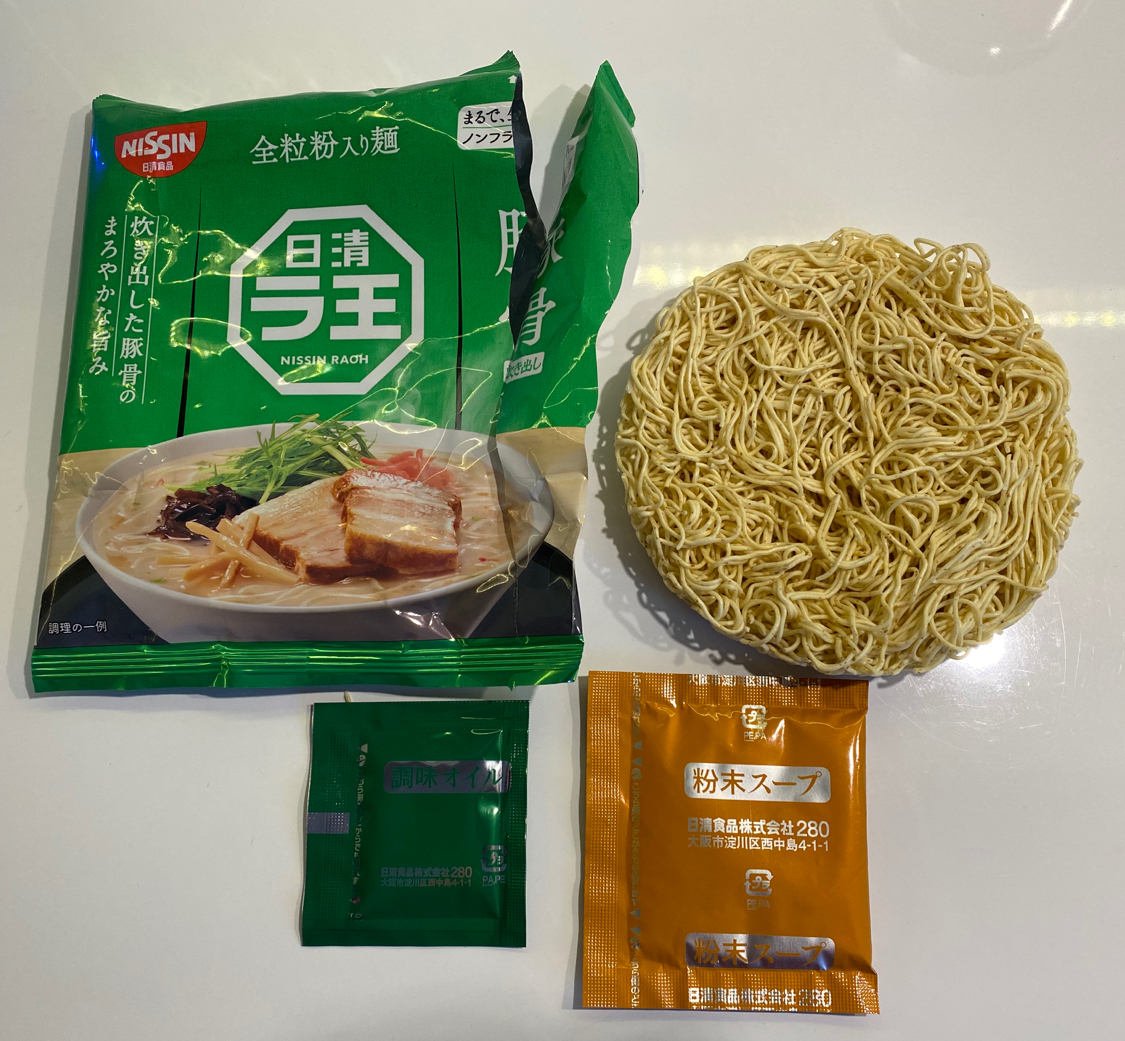 Doshiracology. Doshik with pork bone broth. Nissin Raoh Pork bone soup - My, Doshirakology, Noodles, Food Review, Doshirak, Japanese food, Longpost