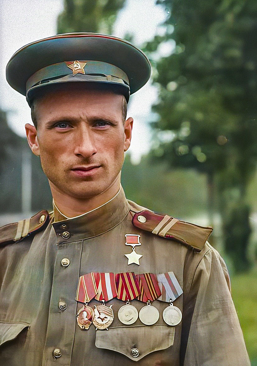 Meliton Kantaria - Heroes, May 9 - Victory Day, Victory Day, Reichstag, Longpost, Remini, Нейронные сети, Colorization