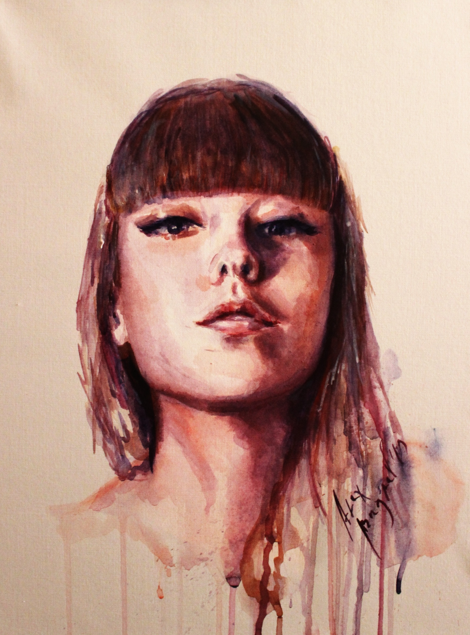 Portraits in watercolor - My, Painting, Watercolor, Creation, Portrait, Beautiful girl, Longpost