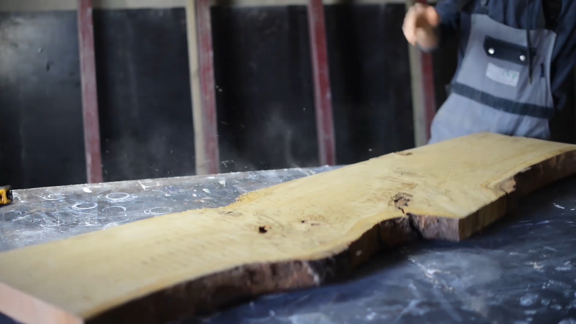 How I made a table from milk - My, Epoxy resin, Tree, Table, With your own hands, Repair, Flowers, The photo, Video, Longpost, Needlework with process