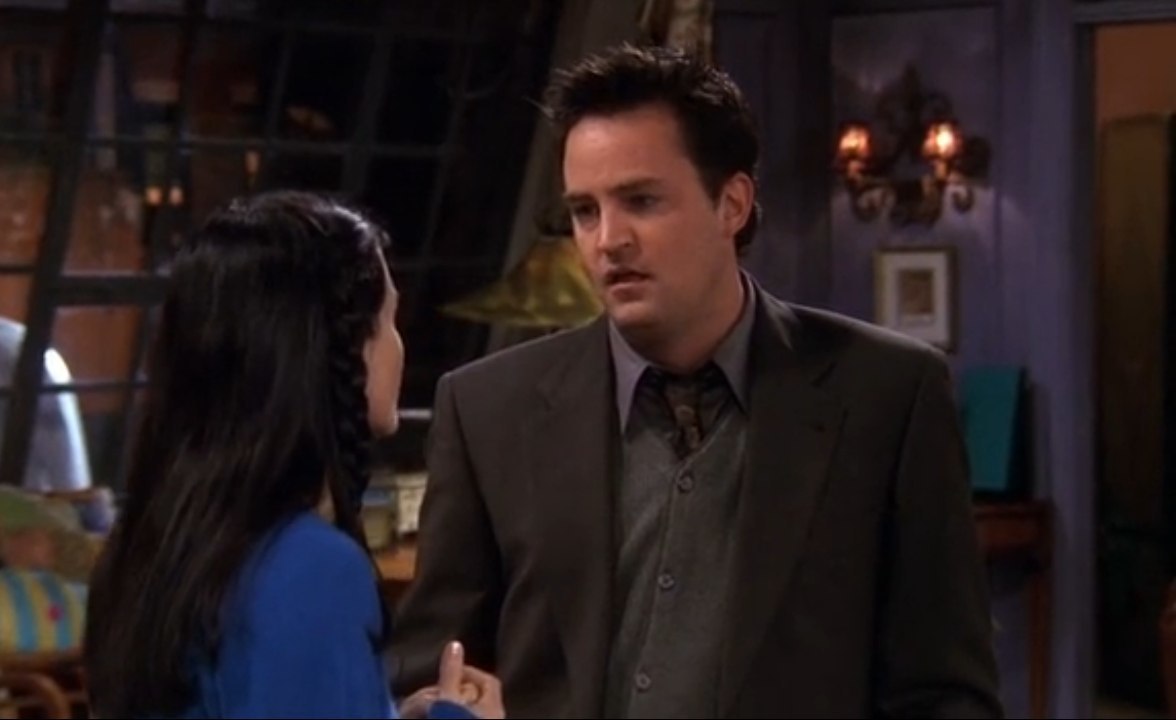 Mythbuster... - Storyboard, TV series Friends, Monika Geller, Chandler Bing, Picture with text, Humor, Serials, Longpost