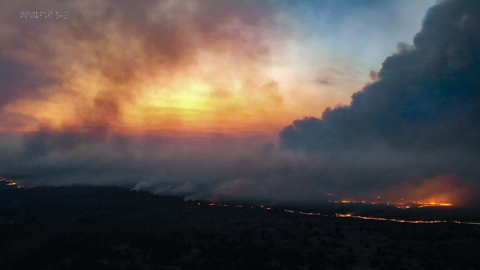 Fires currently raging in the Chernobyl Zone - Chernobyl, Fire, Video, Longpost