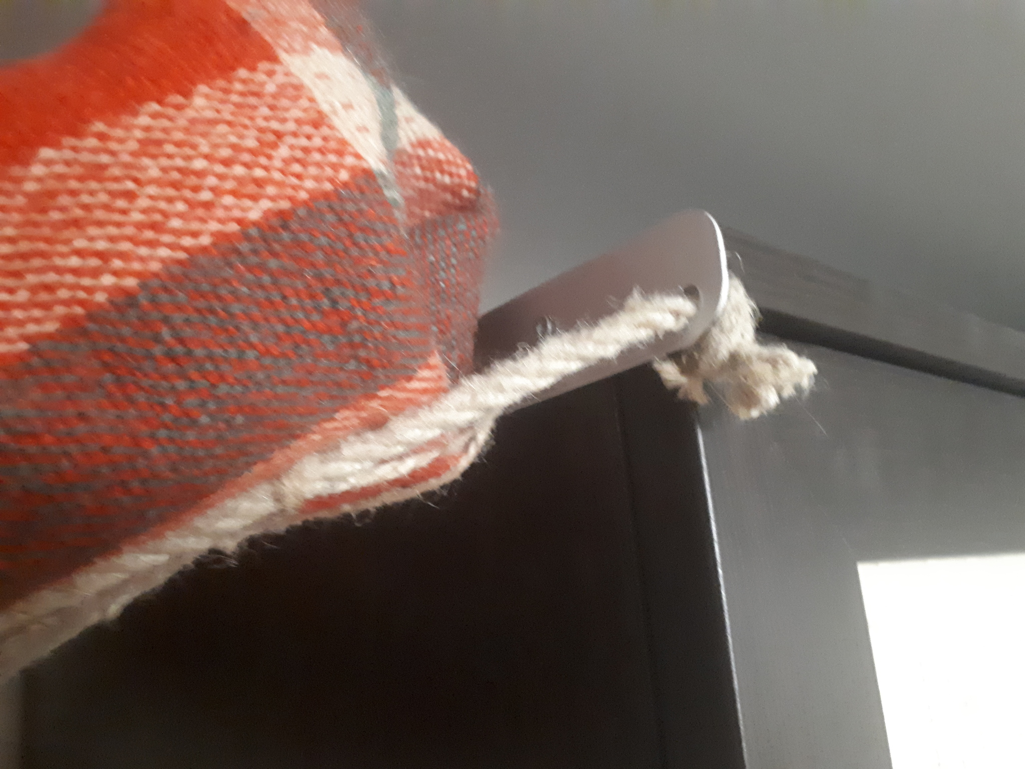 How I hammock manhandled - My, Hammock, Needlework, cat, Instructions, Video, Longpost, Needlework with process