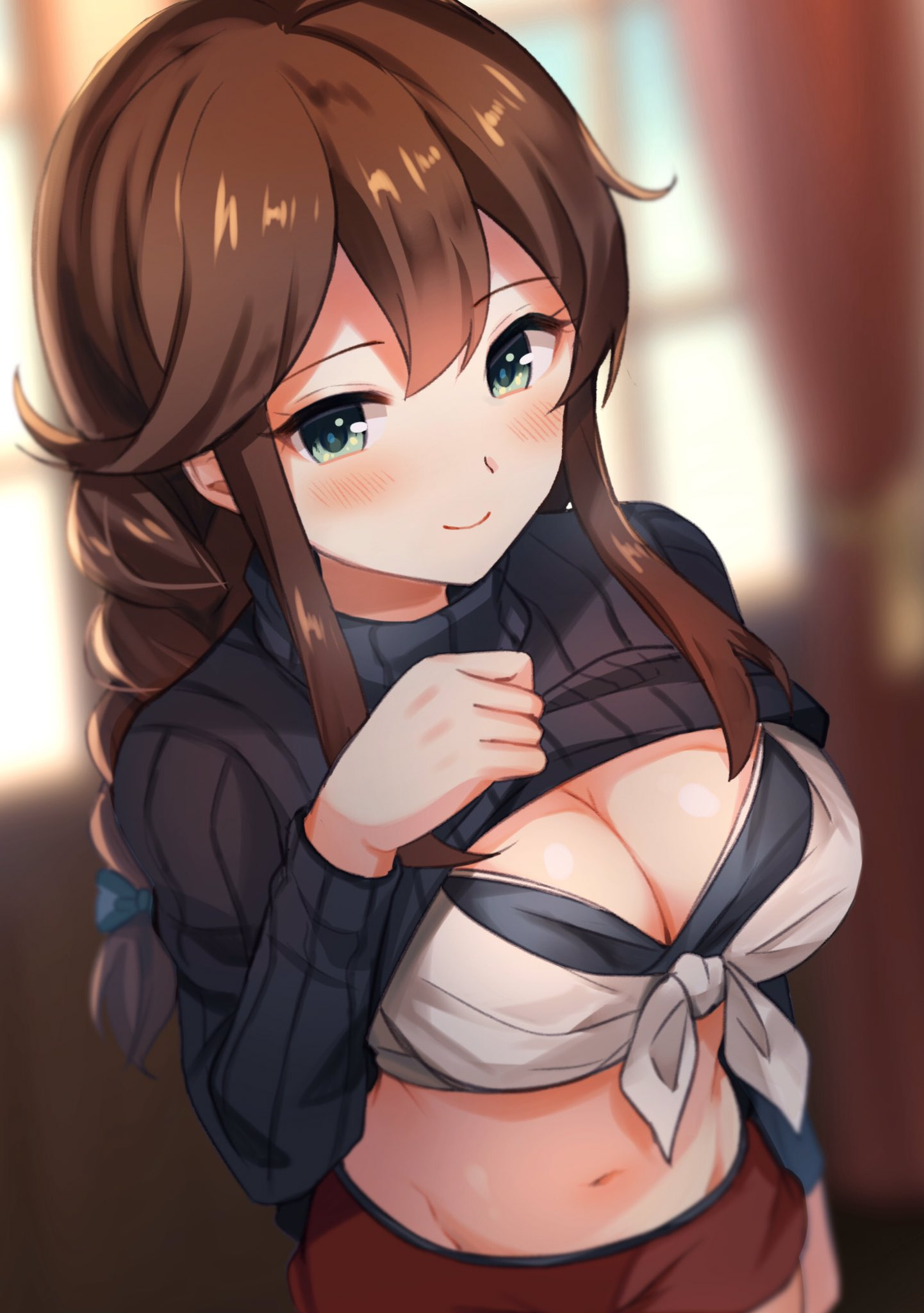 Noshiro - Kantai Collection, Noshiro, Купальник, Аниме, Anime Art, Длиннопост