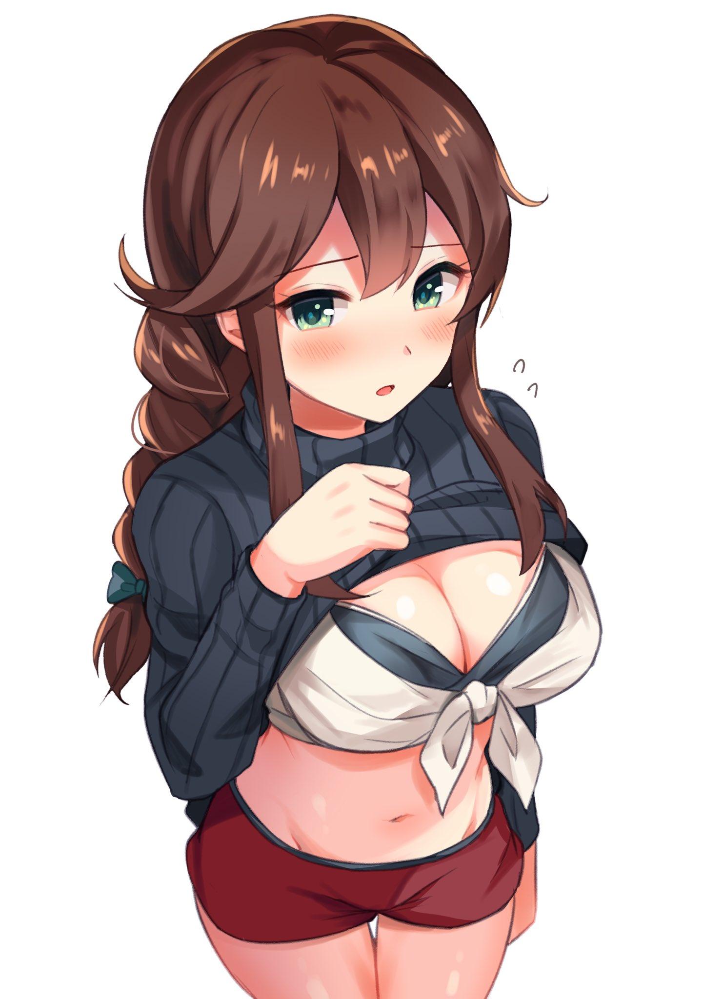 Noshiro - Kantai Collection, Noshiro, Купальник, Аниме, Anime Art, Длиннопост