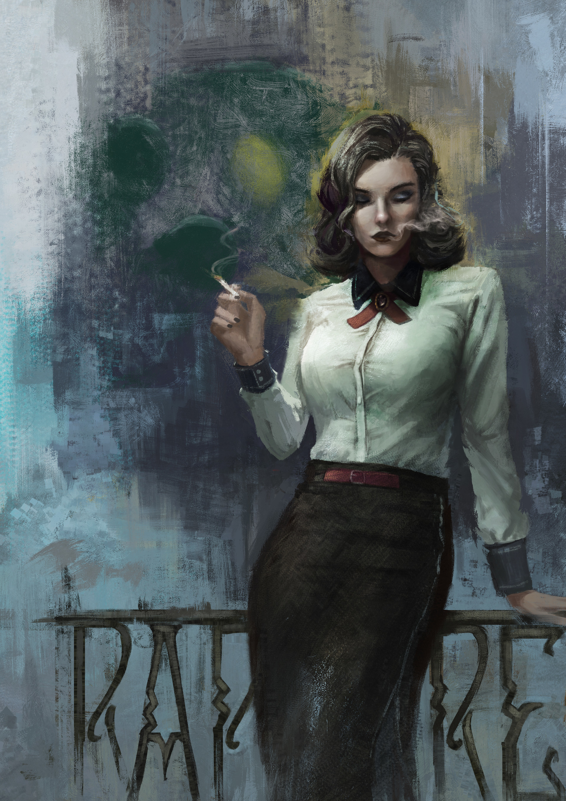 Elizabeth - Drawing, BioShock, Elizabeth