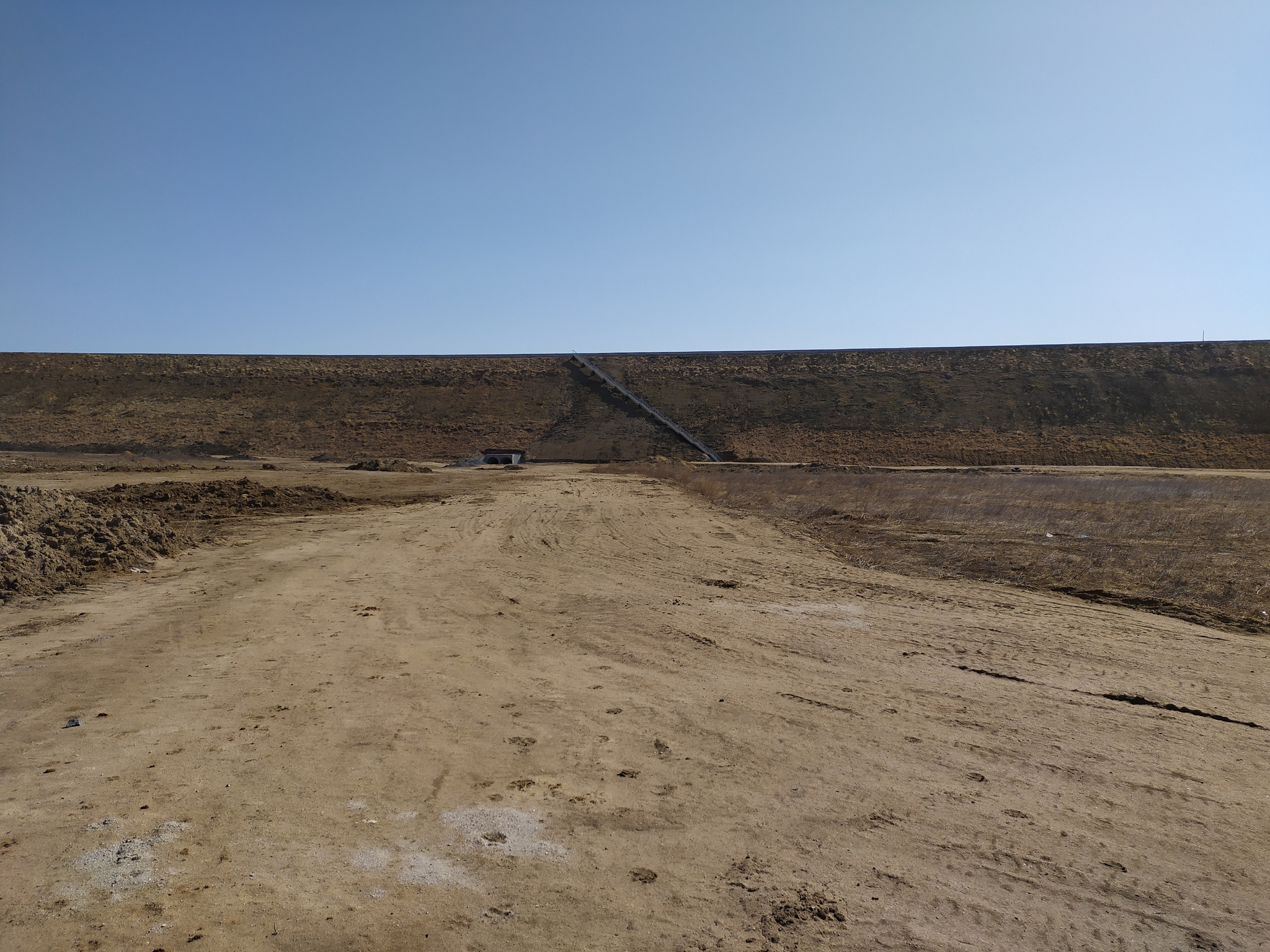 Great Amur Wall - My, Embankment, Railway, Height, Amur region, stairway to Heaven, Longpost