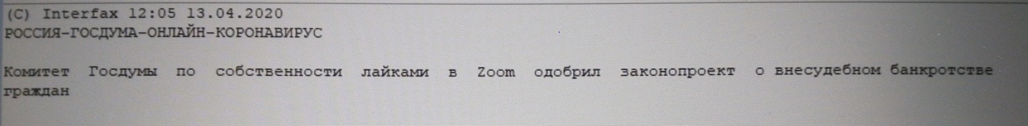 Киберпанк наступает - Моё, Киберпанк, Карантин, Коронавирус, Госдума, ZOOM Cloud Meetings