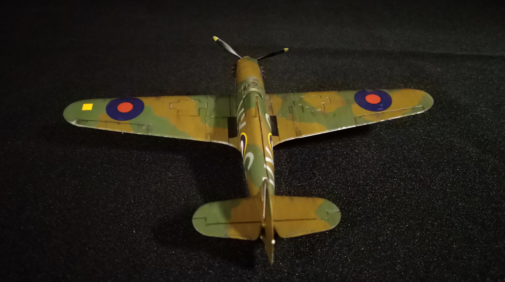 Hurricane in English. Hawker Hurricane Mk.I - My, Stand modeling, Prefabricated model, Aircraft modeling, Story, The Second World War, Battle of Britain, Fighter, Longpost