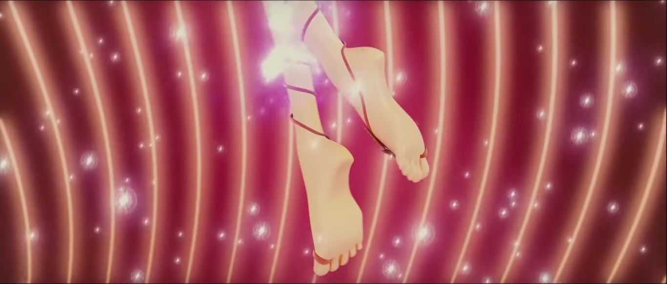 When Rainbow is a bit of a foot fetishist: - My, Foot fetish, Legs, Winx, Cartoons, Fairy, Screenshot, Humor, Longpost