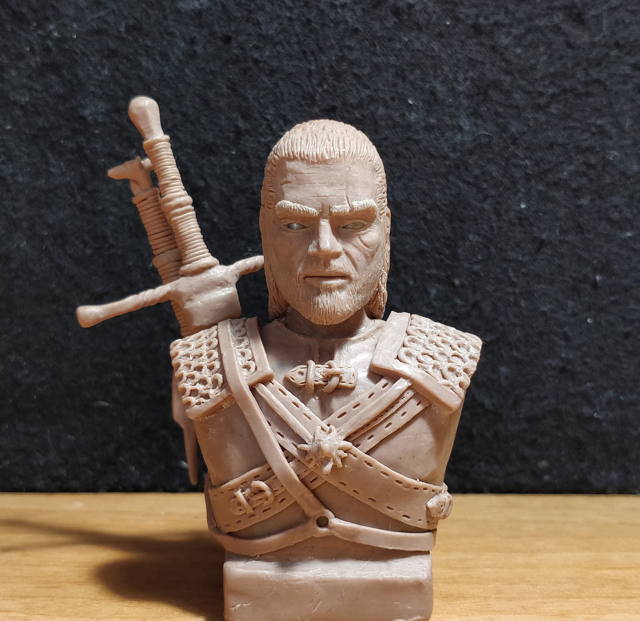 The Witcher - My, Witcher, Plasticine, Sculpture, Longpost