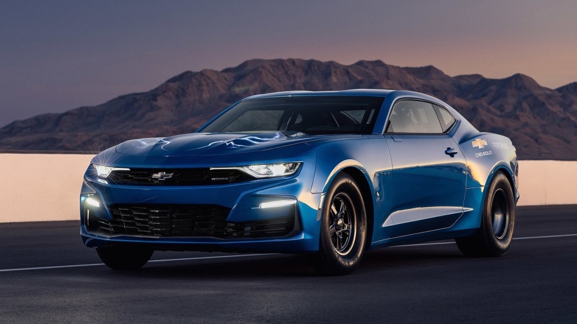 $500k for an electric dragster - 2018 Chevrolet Camaro eCOPO Concept - My, Auto, Motorists, Camaro, Chevrolet camaro, Electro, Electric car, Drag racing, Longpost