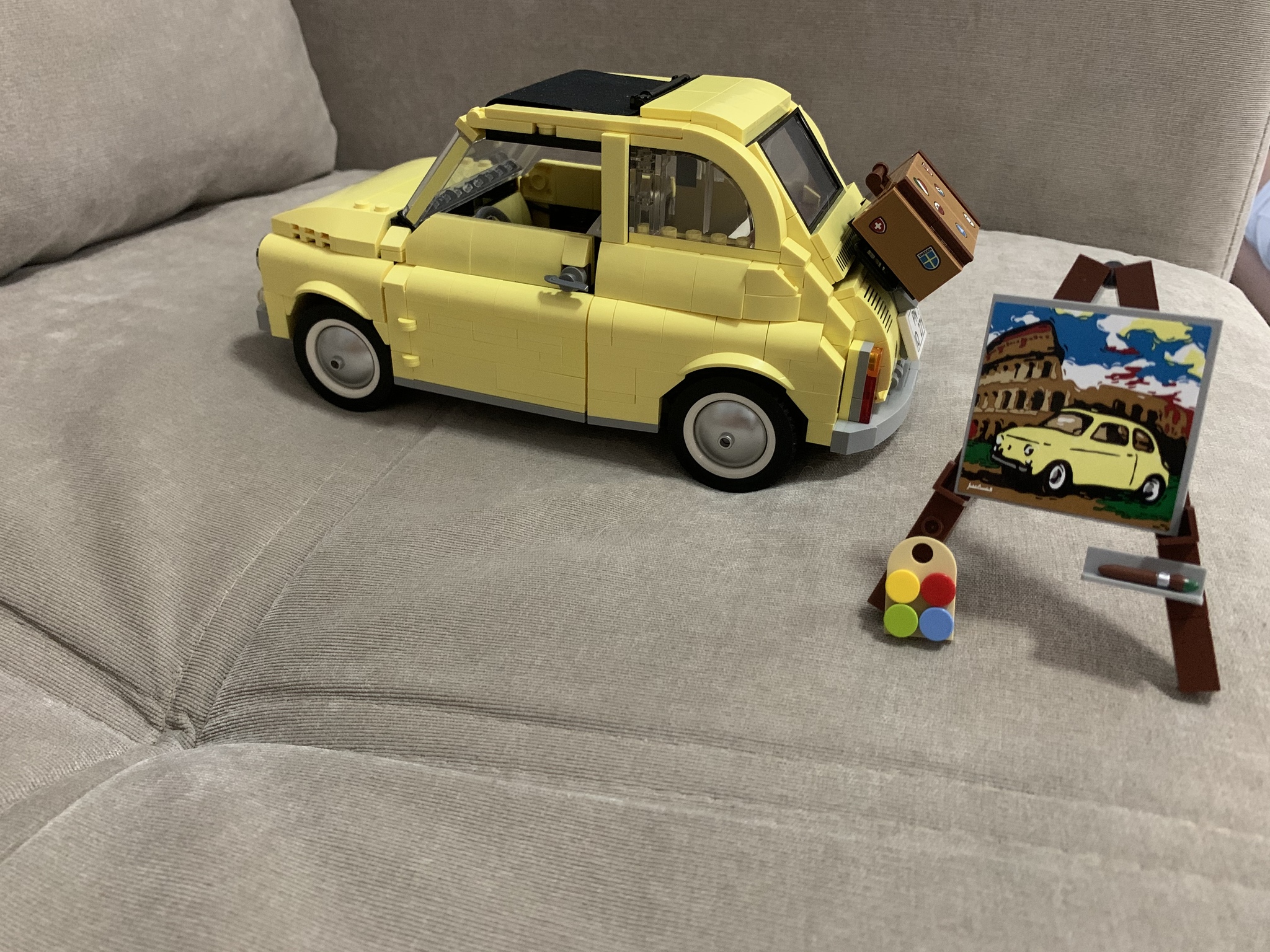 Lego Fiat 500 - My, Fiat, Quarantine, Longpost, Lego